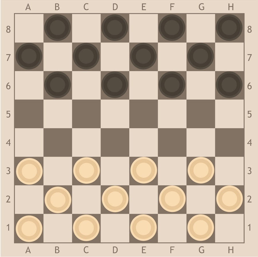 Checkers Game Board Vector 11282521